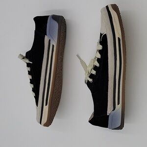NWOT J Jill black velvet sneakers sz 8
